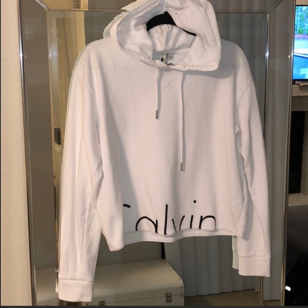 Calvin Klien White Hoodie